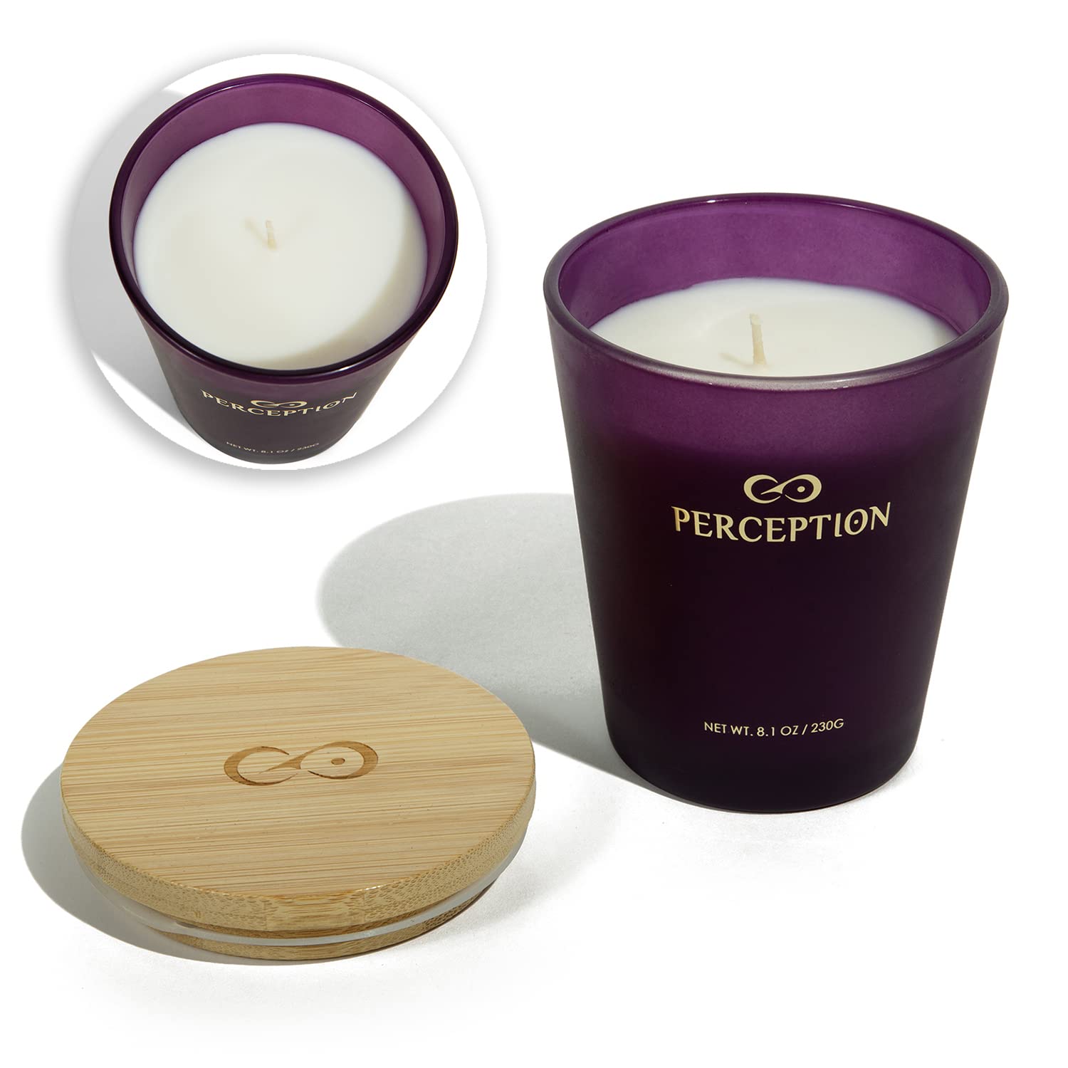 PERCEPTION AROMAS premium cotton wick delivers even burn