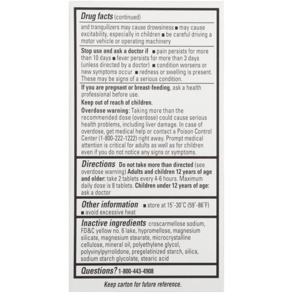 Percogesic used for common headaches and aches at home.