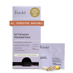 Perelel 1st Trimester Pack bottle front for daily prenatal support