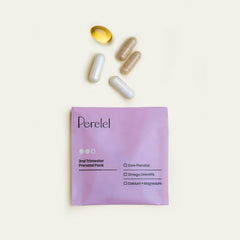 Perelel 2nd Trimester Pack ready-to-use daily routine sachets.