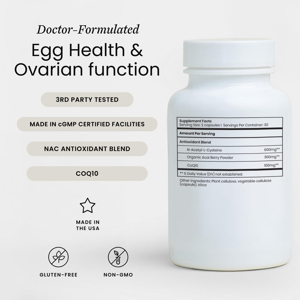 Perelel Fertility Support label info showcasing clean ingredients and transparent sourcing