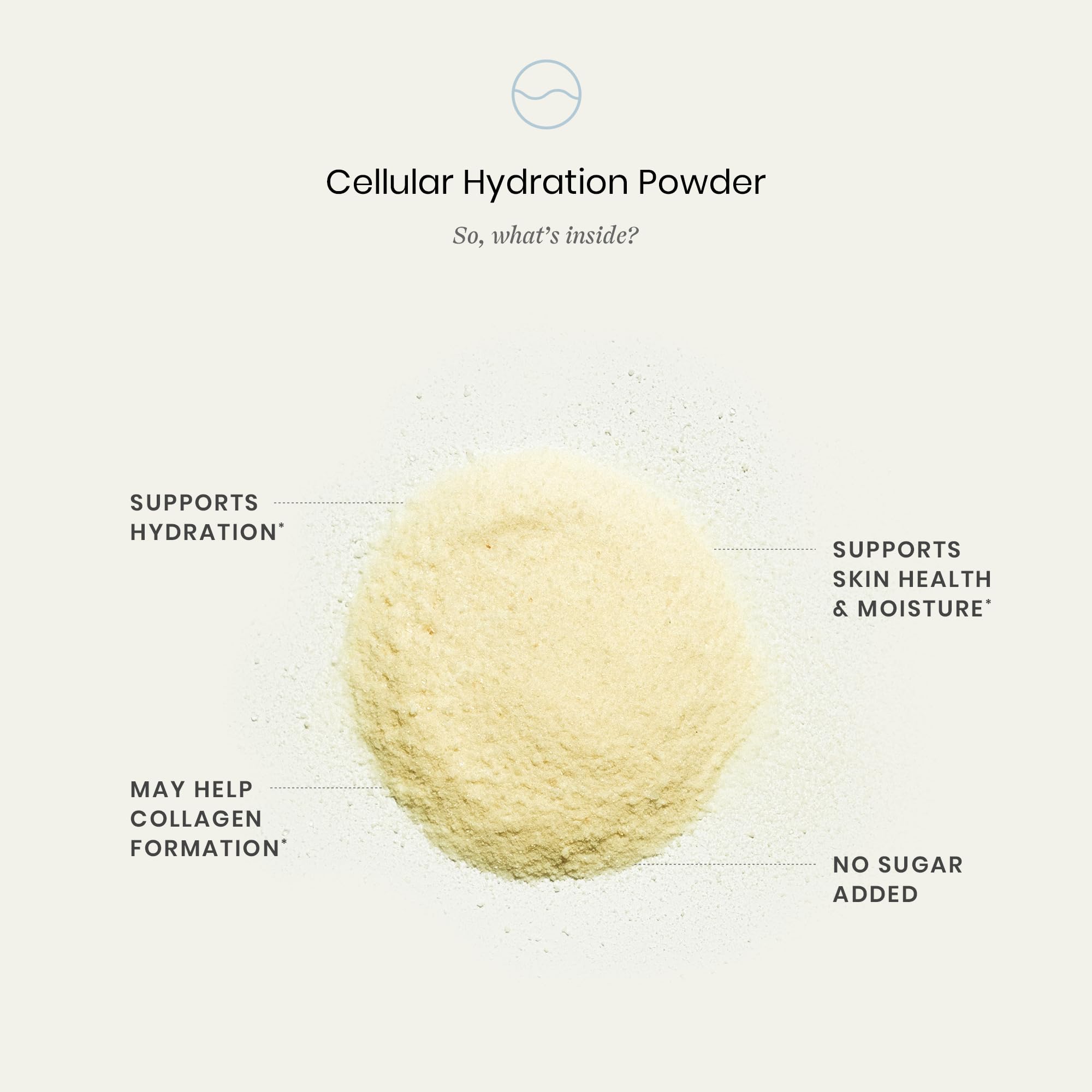 Perelel Hydration Support scoop dissolving in water delivering electrolytes for active days.