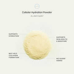 Perelel Hydration Support scoop dissolving in water delivering electrolytes for active days.