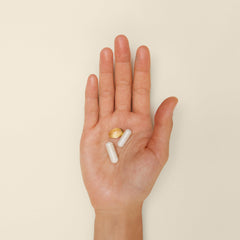 Perelel doctor-founded brand label indicating trusted women's wellness formulations.