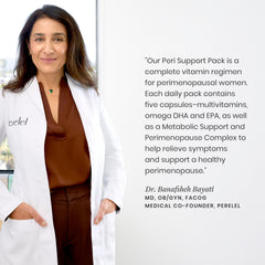 Perelel Omega DHA + EPA softgel delivers essential fatty acids for overall wellness.