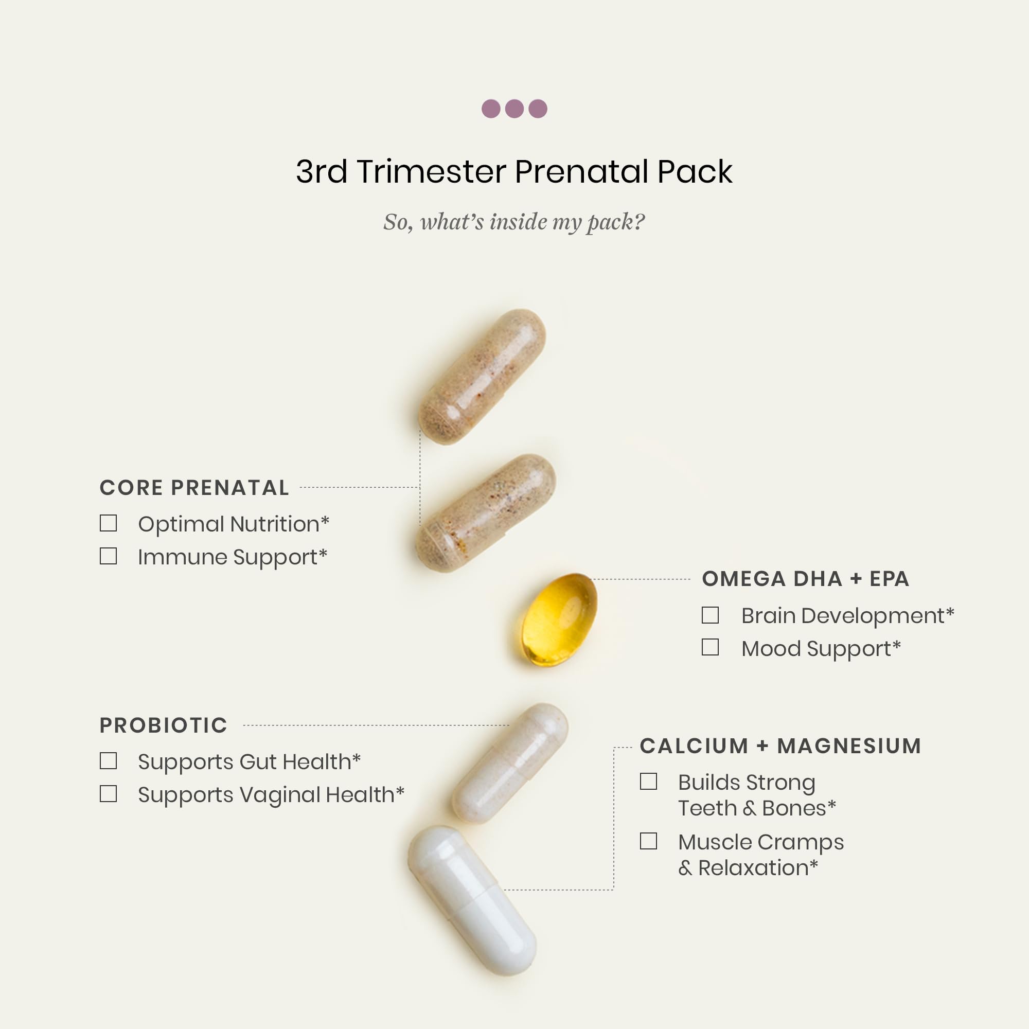 Perelel Omega DHA softgel capsule with essential fatty acids for pregnancy