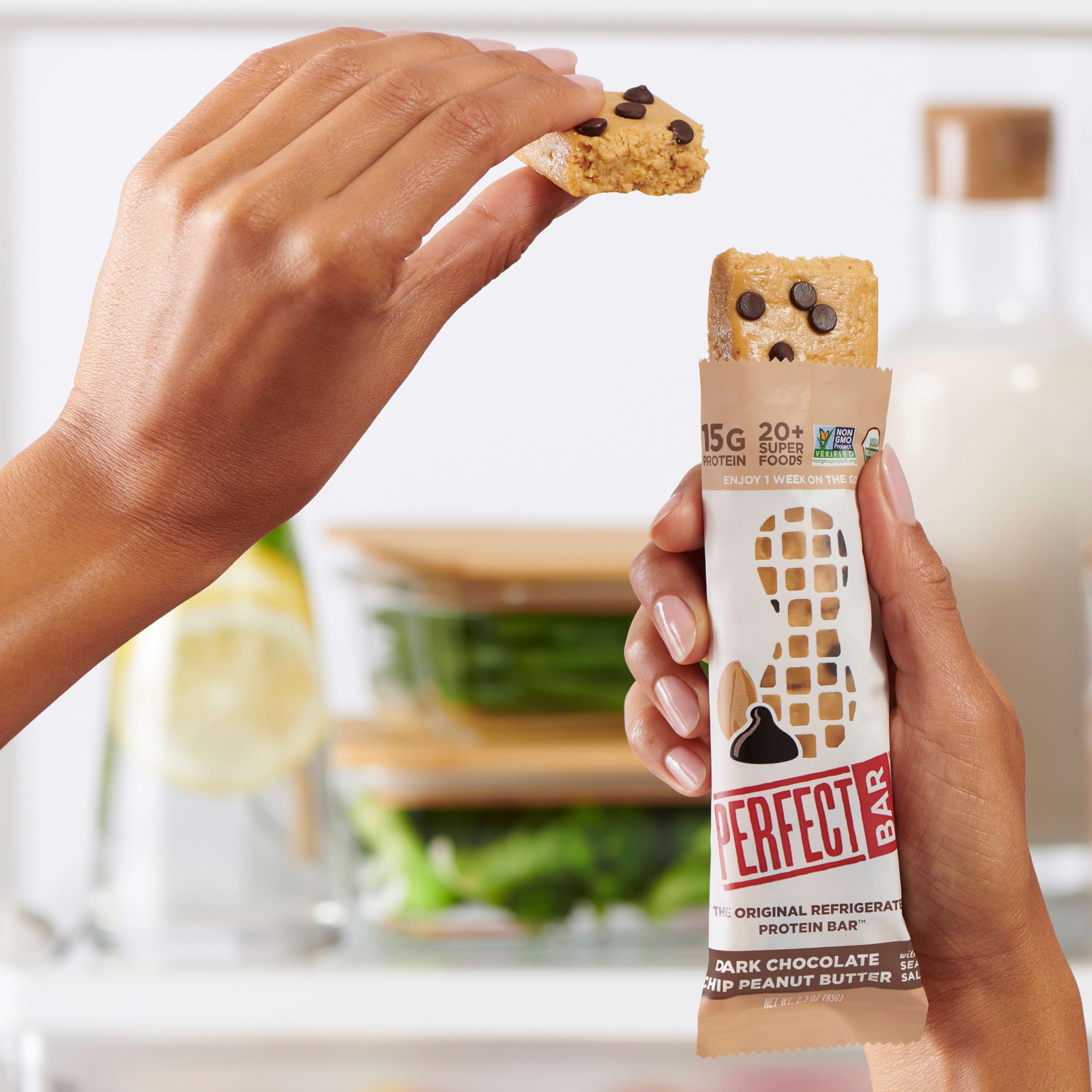 Perfect Bar on-the-go snack ideal for busy days and workouts.