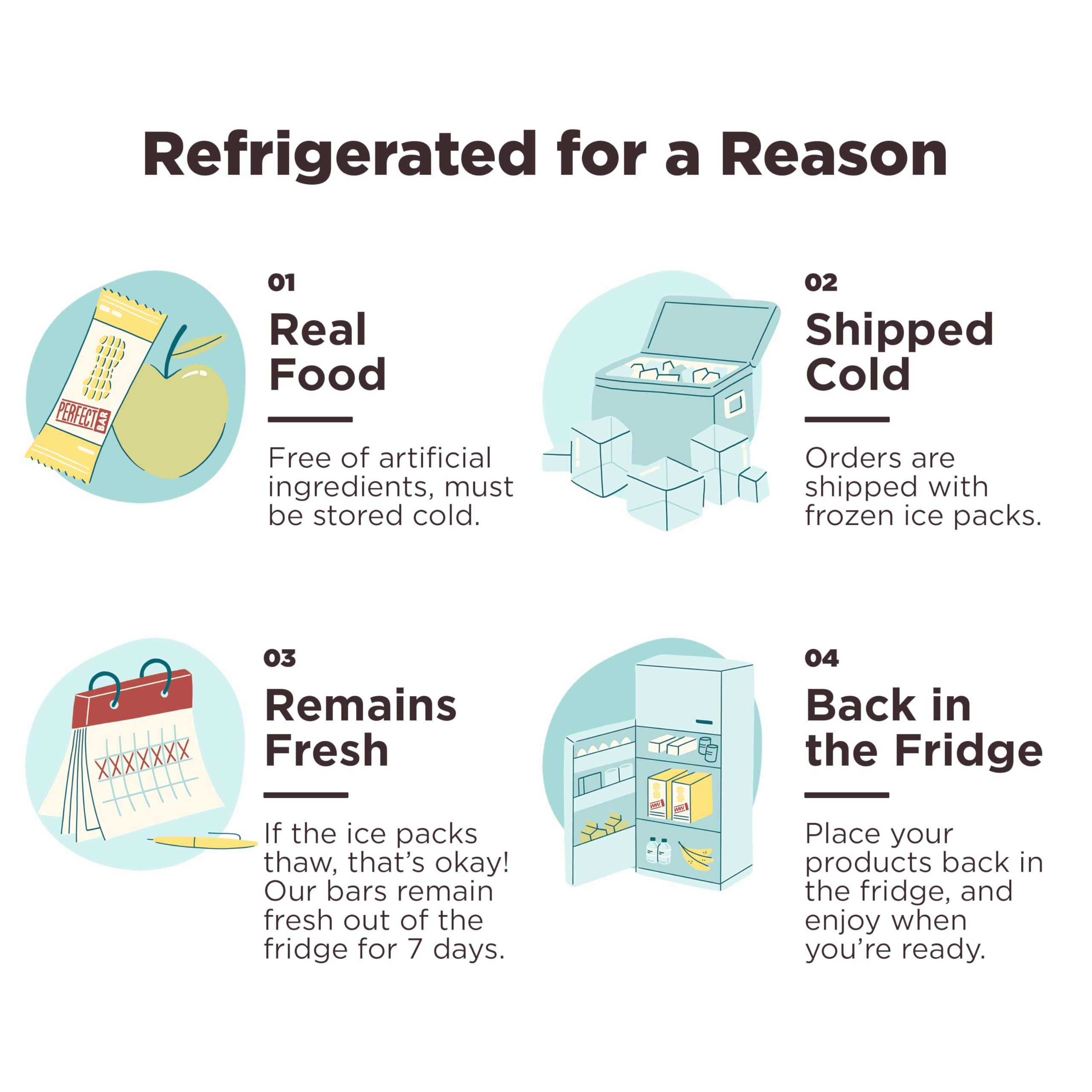 Perfect Bar Original fridge-storge stays fresh during busy weekends