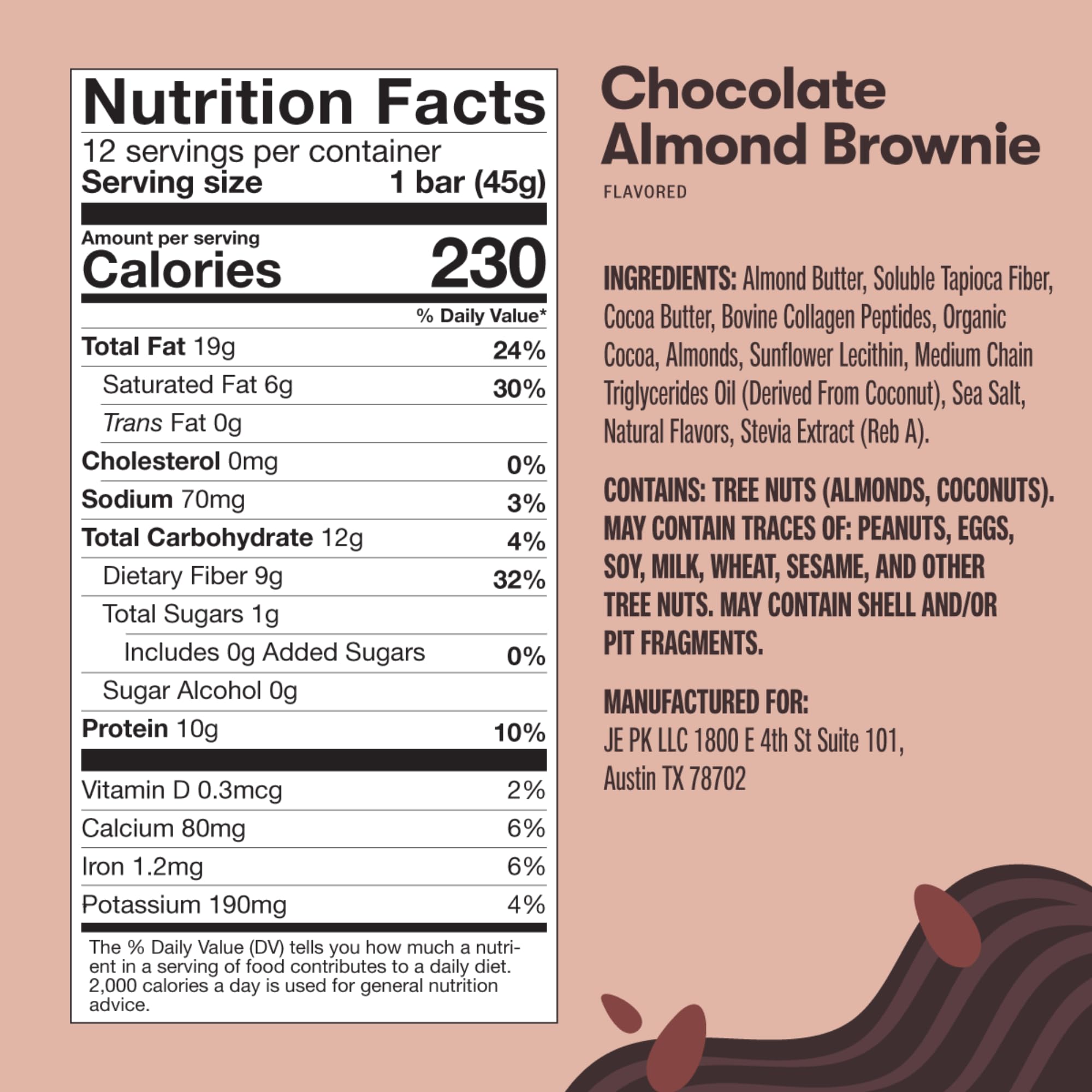 Perfect Keto Bars serving ideas image suggesting a dessert-like treat with clean ingredients.