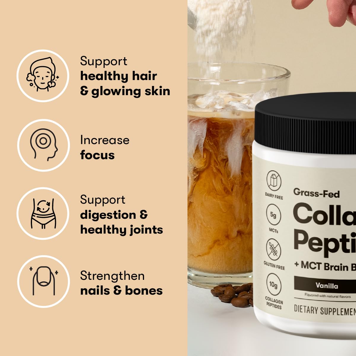 Versatile use: yogurt or oatmeal with Perfect Keto collagen peptides.