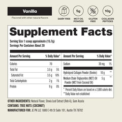 Perfect Keto Collagen Powder shake – post-workout option.