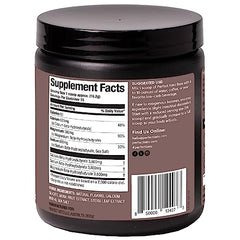 Perfect Keto Exogenous Ketones label closeup highlighting sugar-free formula.