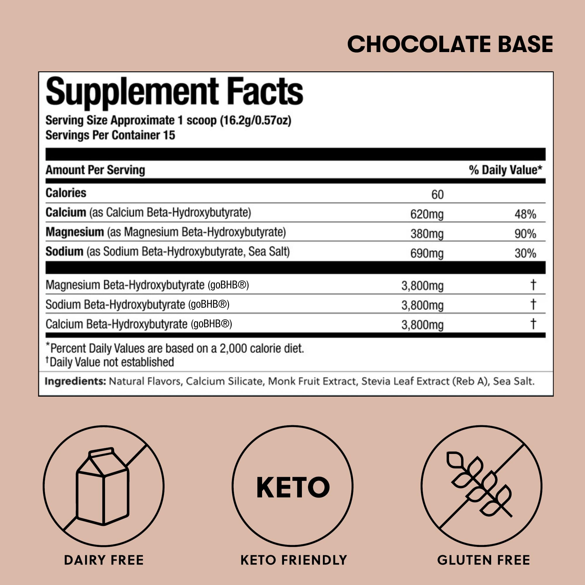 Perfect Keto Exogenous Ketones scoop measuring precise servings.