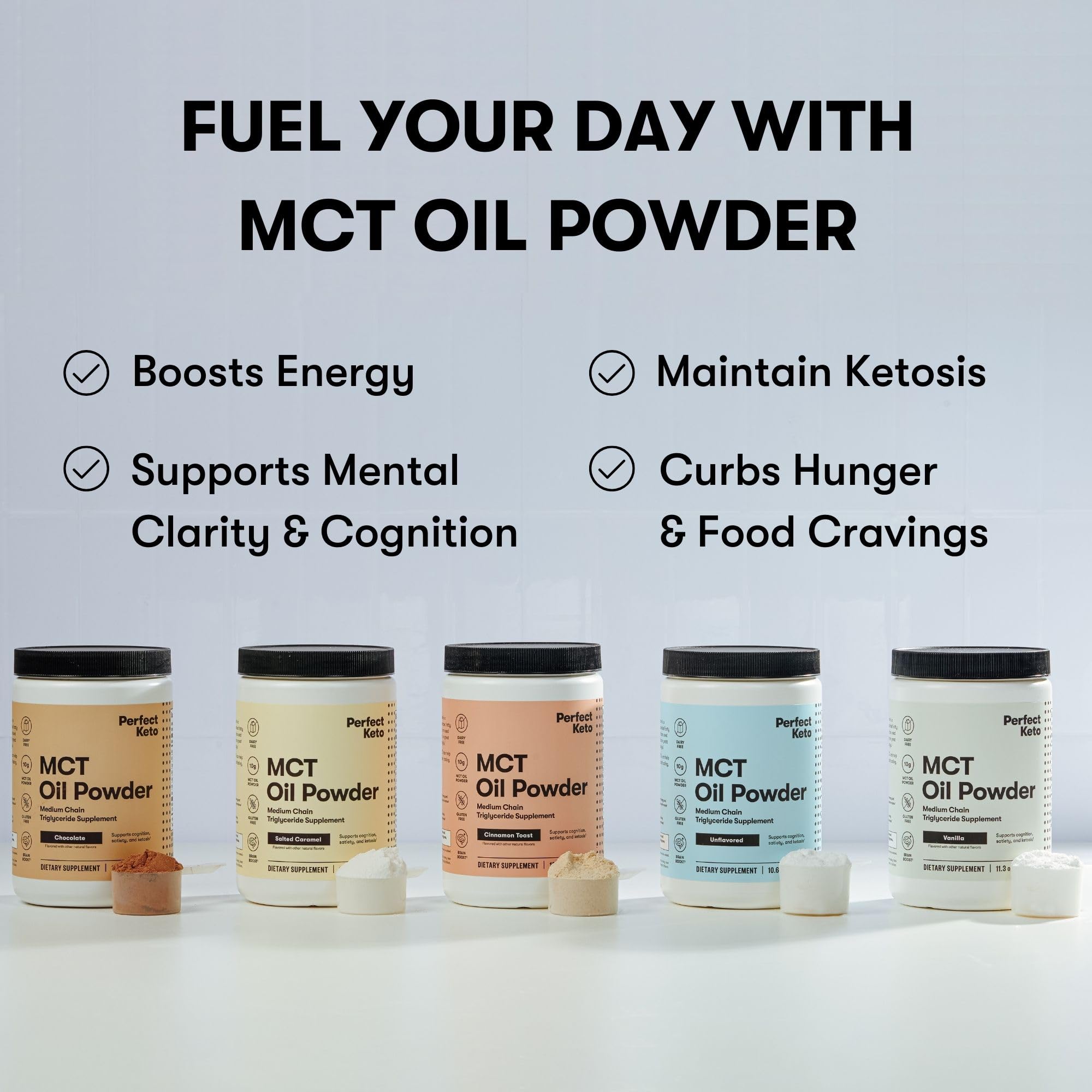 Dissolving Perfect Keto MCT powder in hot coffee for keto drink