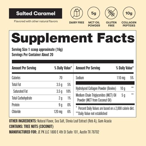 Mixes easily into coffee, shakes, yogurt, or oats with Perfect Keto.