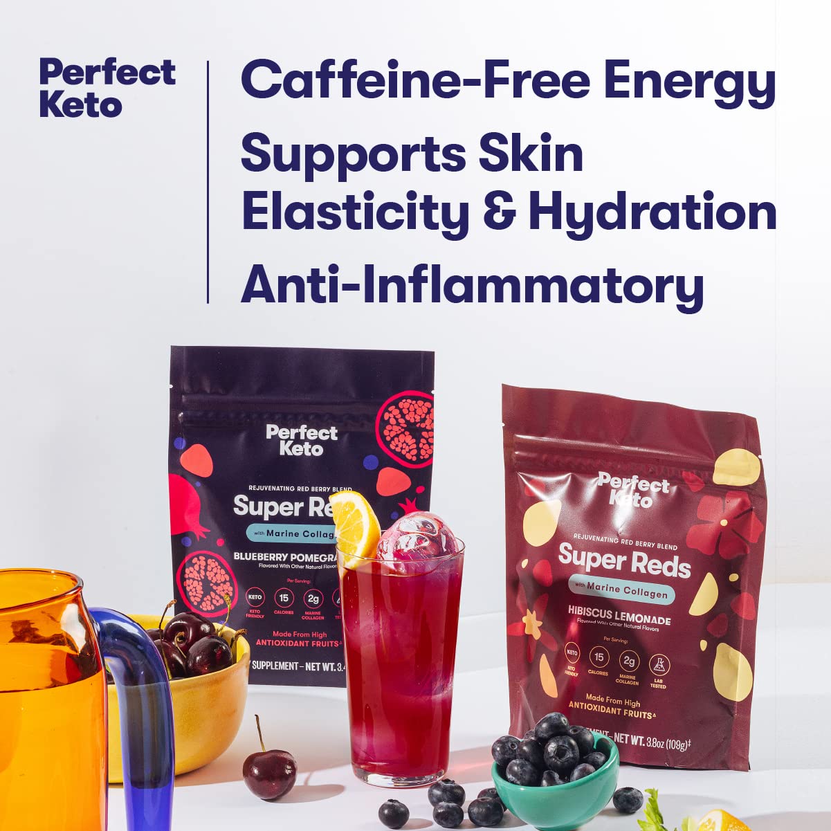 Sugar-free, keto-friendly Reds powder for health-conscious living with flavor