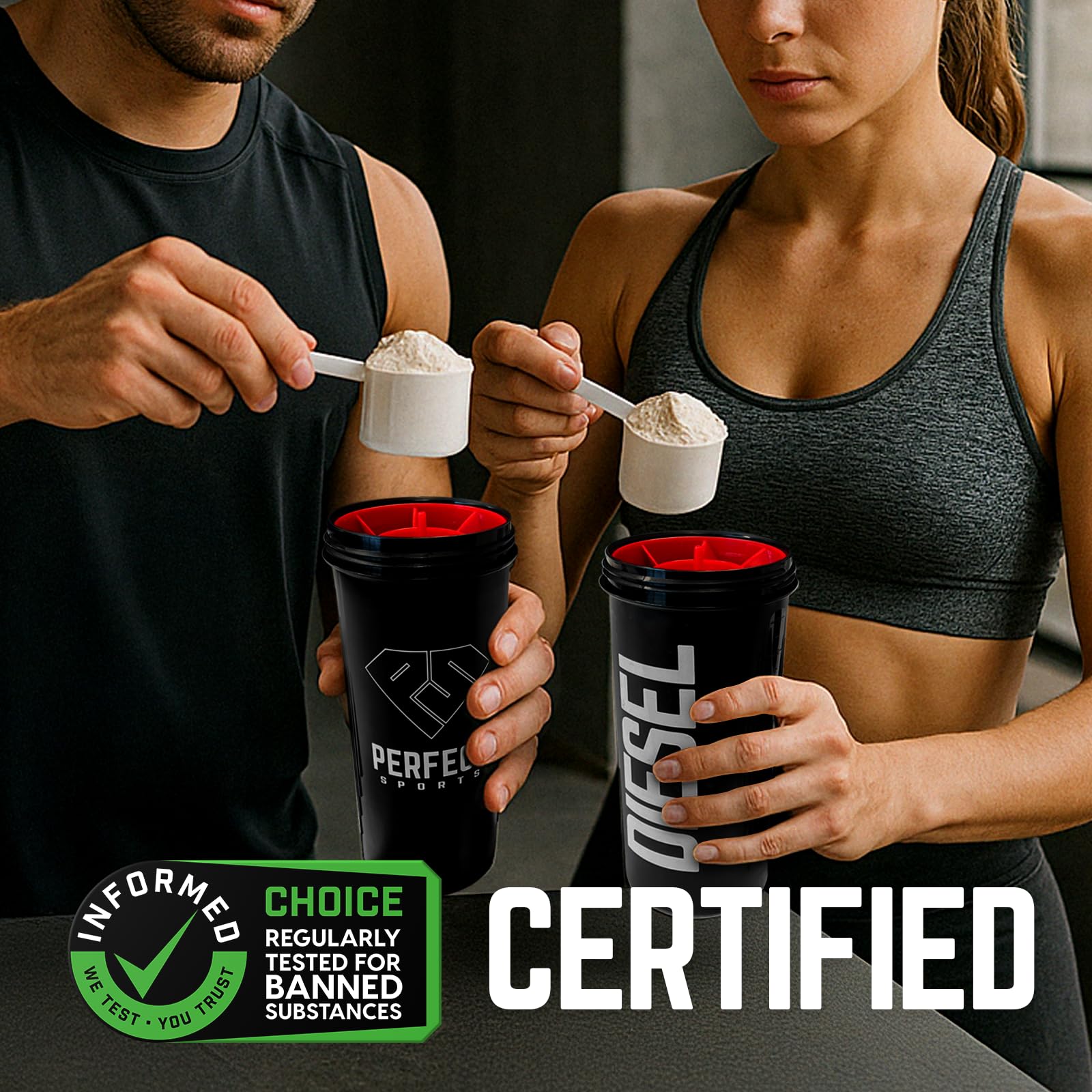 Five-pound tub signals a long-lasting protein supply for workouts