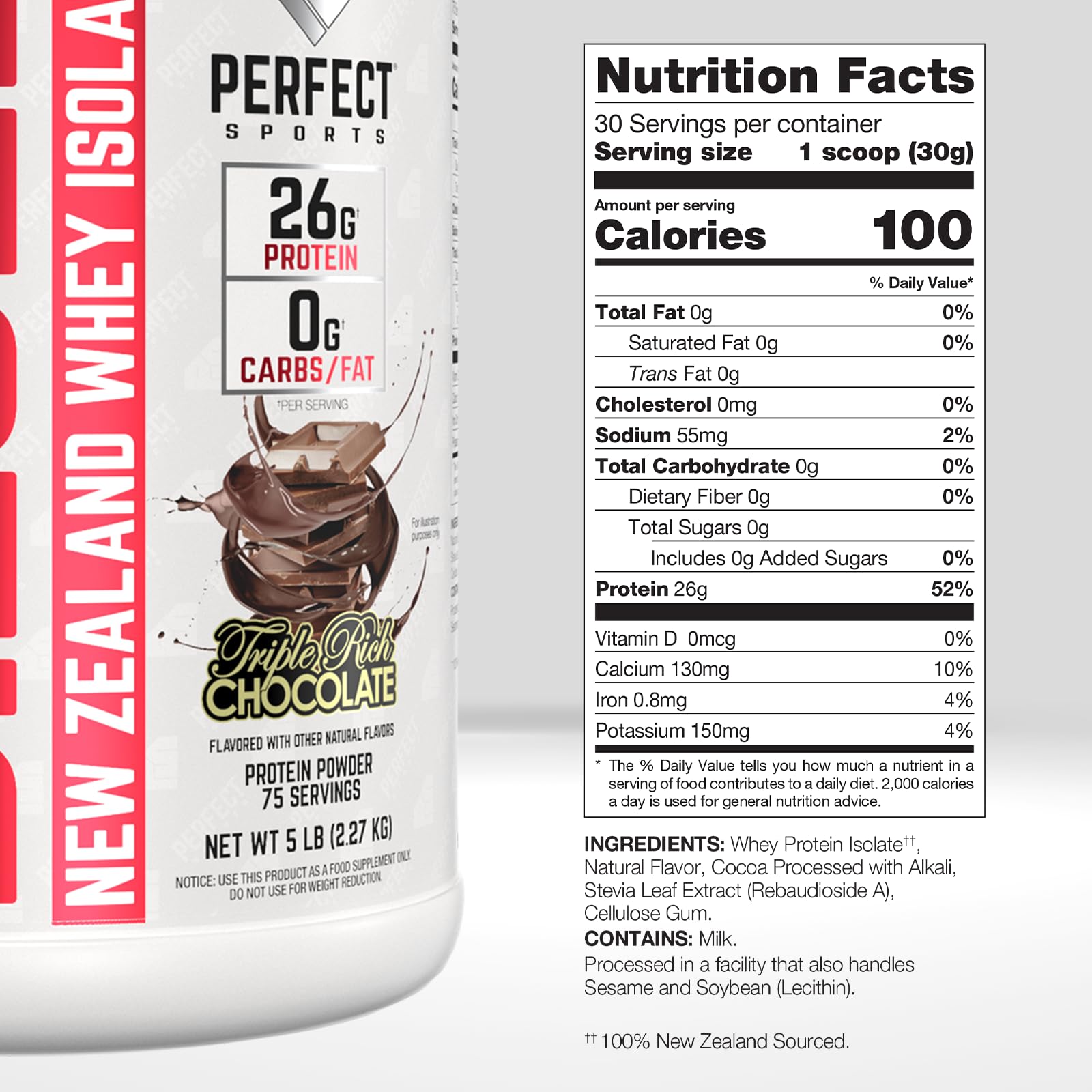 PERFECT SPORTS Diesel whey shaker for quick, smooth post-workout recovery shakes.