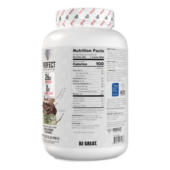 Perfect Sports Diesel dark chocolate flavor shake evokes rich taste and satiating satisfaction.