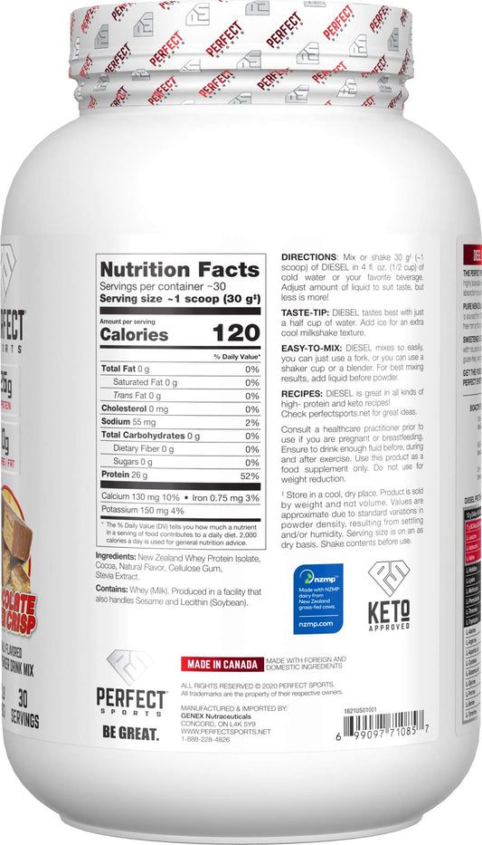 Diesel whey protein isolate shaker cup ready for a smooth shake