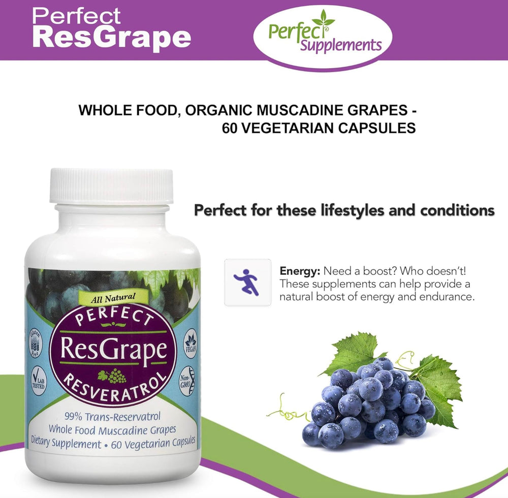 ResGrape display on a shelf suggesting an easy daily wellness routine.