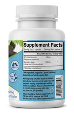 Perfect Supplements ResGrape bottle pour showing convenient capsule intake for daily use.