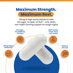 Perfect Vitamin Products 2-pack packaging for convenient, stackable nighttime routine.