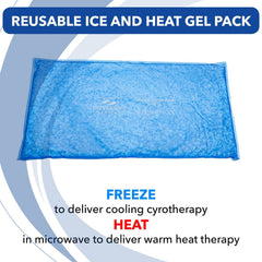 Performa 59745 ice and heat pack on knee delivers flexible cold or warm therapy for joints.