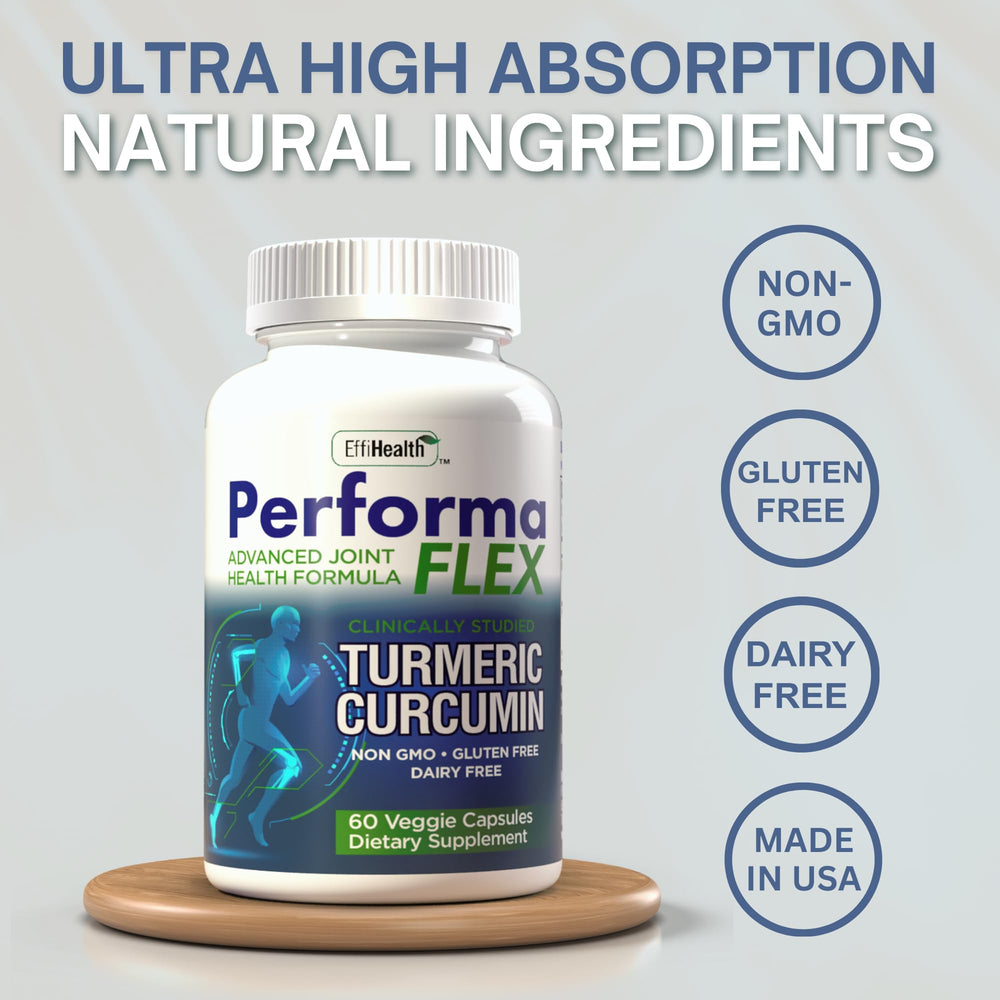 Performa Flex ginger and tart cherry components suggest natural joint comfort.
