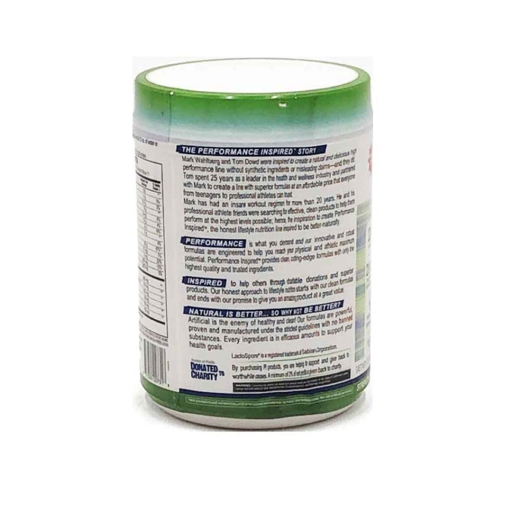 Performance Inspired digestive enzymes symbol highlights improved nutrient absorption after meals.