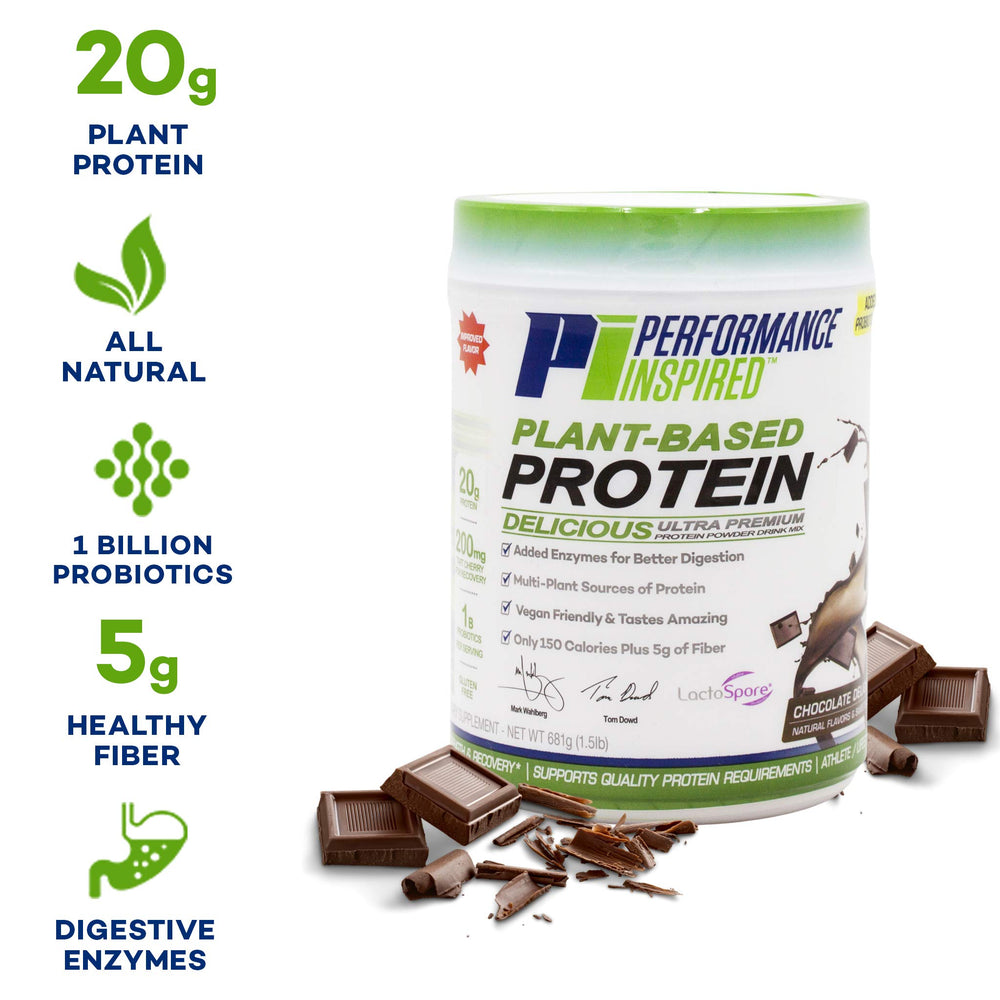 Performance Inspired gluten-free icon signals suitability for gluten-sensitive athletes.