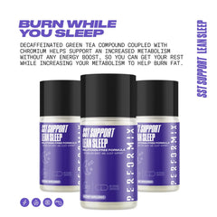 Back label of PERFORMIX SST Lean Sleep listing GABA and minerals