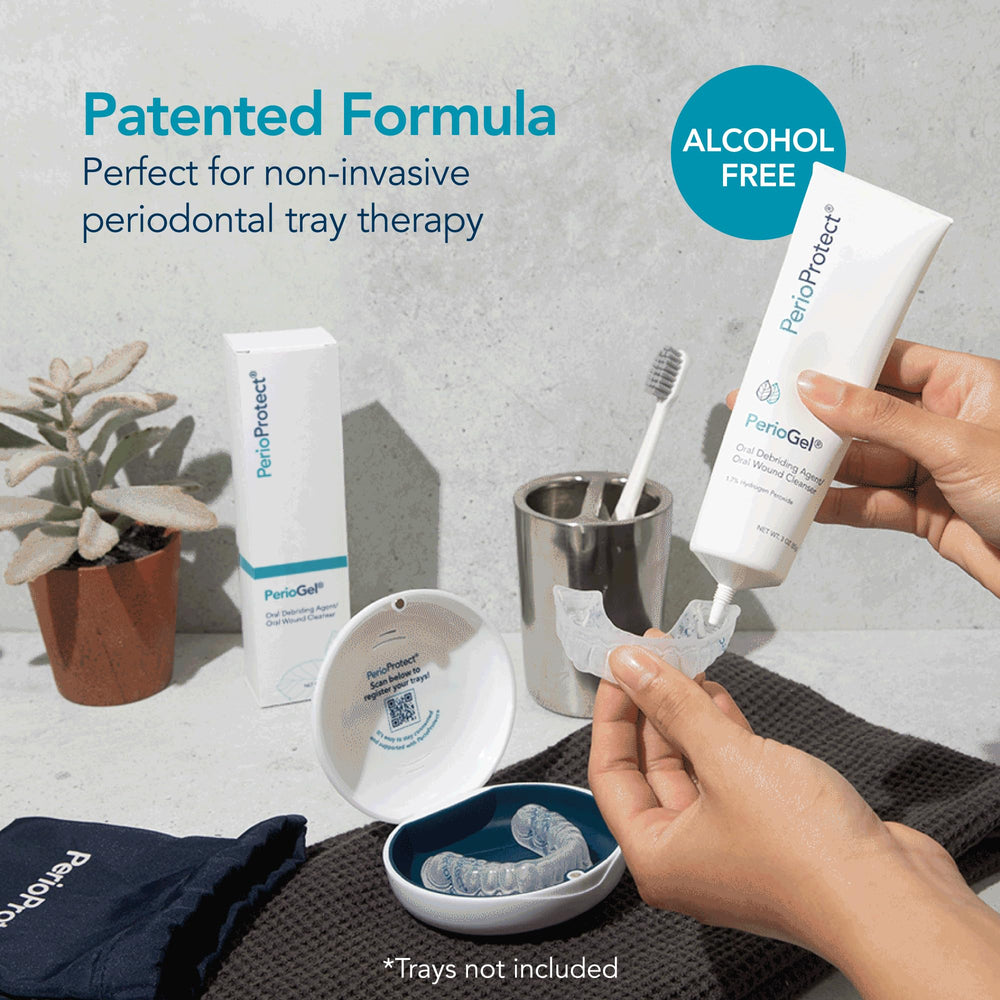 Perio Gel use promotes breath freshness after application.