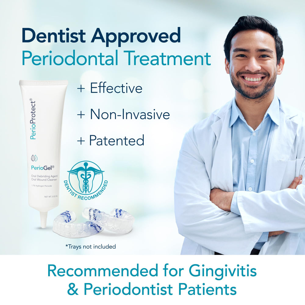 Perio Gel gum health focus reduces irritation and improves comfort.