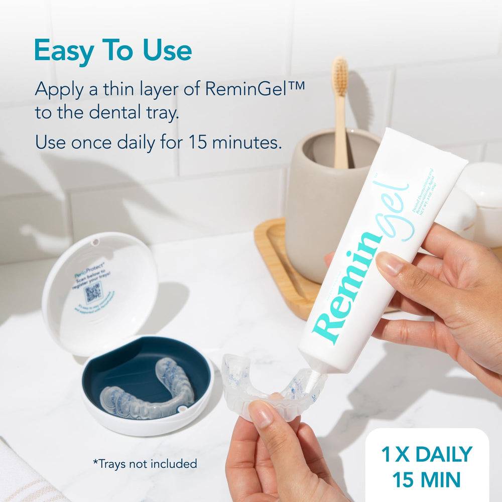 ReminGel used without a tray for easy daily remineralization.