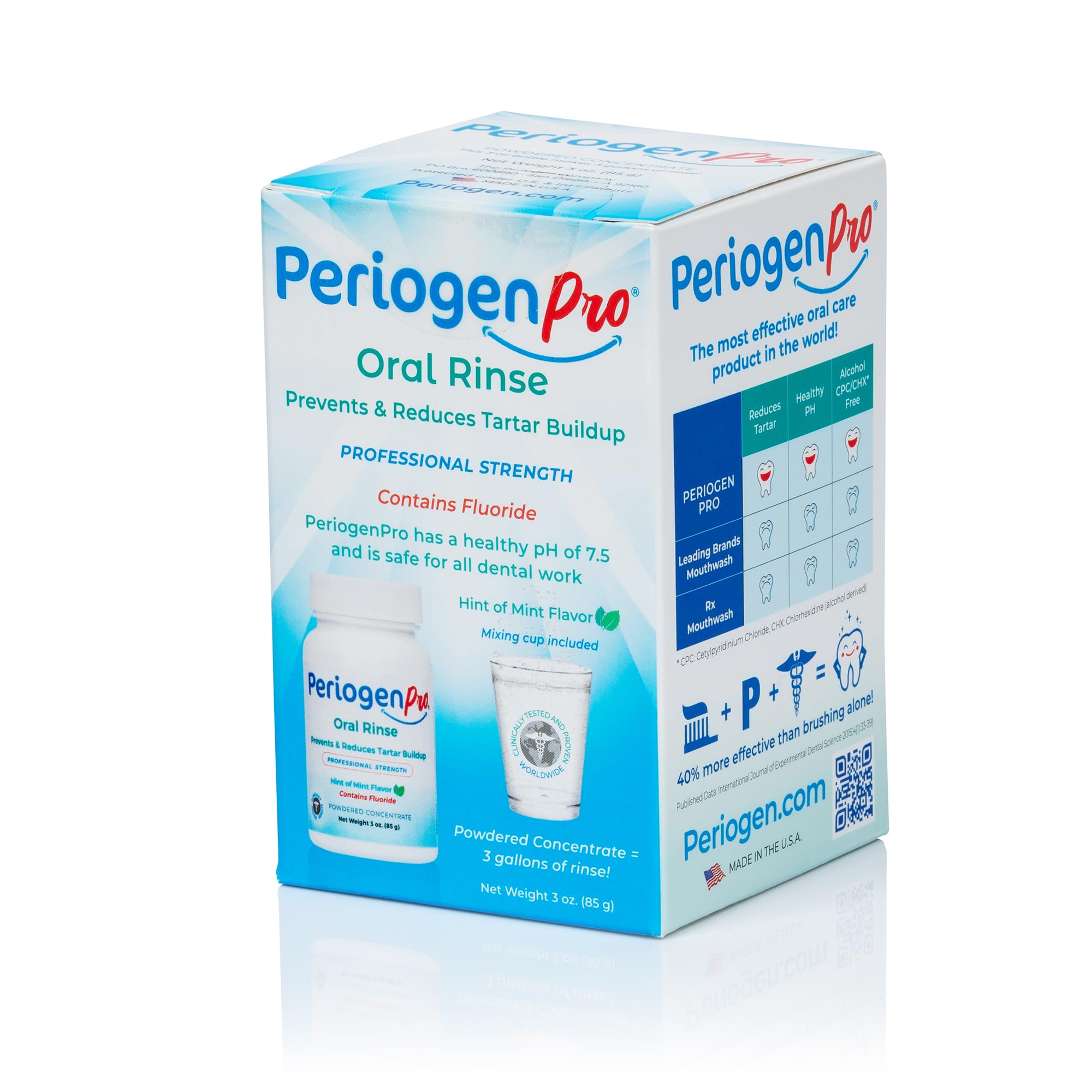 Powder concentrate for PeriogenPro ready to mix into rinse