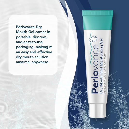 Side view of Periovance gel pack highlighting compact travel-friendly design.