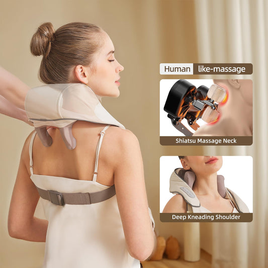 PERLEVI 6D kneading nodes delivering shiatsu-like relief.
