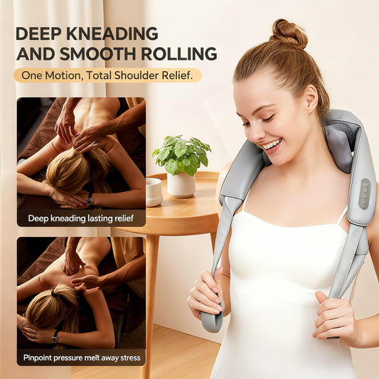 PERLEVI 6D massage nodes close-up delivering deep kneading
