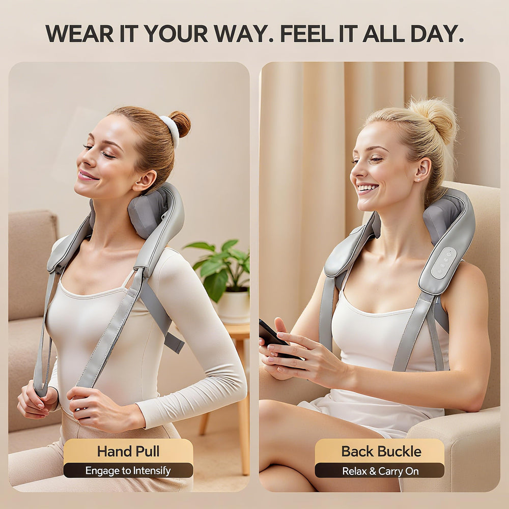 PERLEVI heat function active, providing soothing warmth on demand