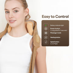 PERLEVI cordless design and Type-C charging enable massage anywhere