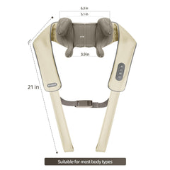 PERLEVI office-friendly neck massager in use for stress relief