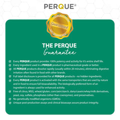 PERQUE Bone Guard Forte 20 bottle with clear labeling for shoppers