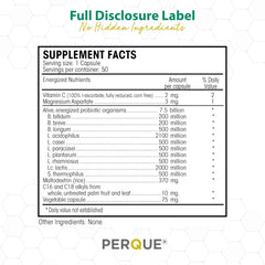 PERQUE Digesta Guard Forte packaging on a store shelf for daily use