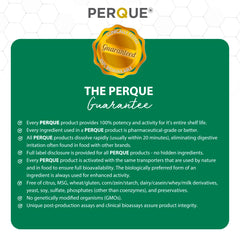 Perque Repair Guard packaging highlights organic base and clean formula.