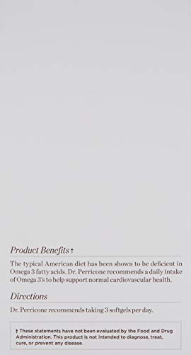 Perricone MD Nutriceuticals Omega-3 packaging shown in sealed box.