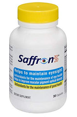 Persavita Saffron 2020 ingredients list highlighting saffron and vitamins