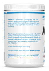 PEScience Amino IV electrolyte icons emphasizing hydration benefits