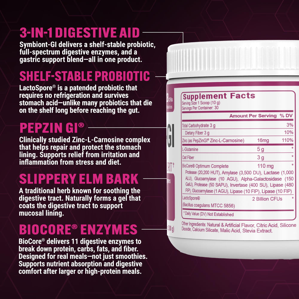 PEScience Complete-GI shaker setup with mixed drink for digestion aid