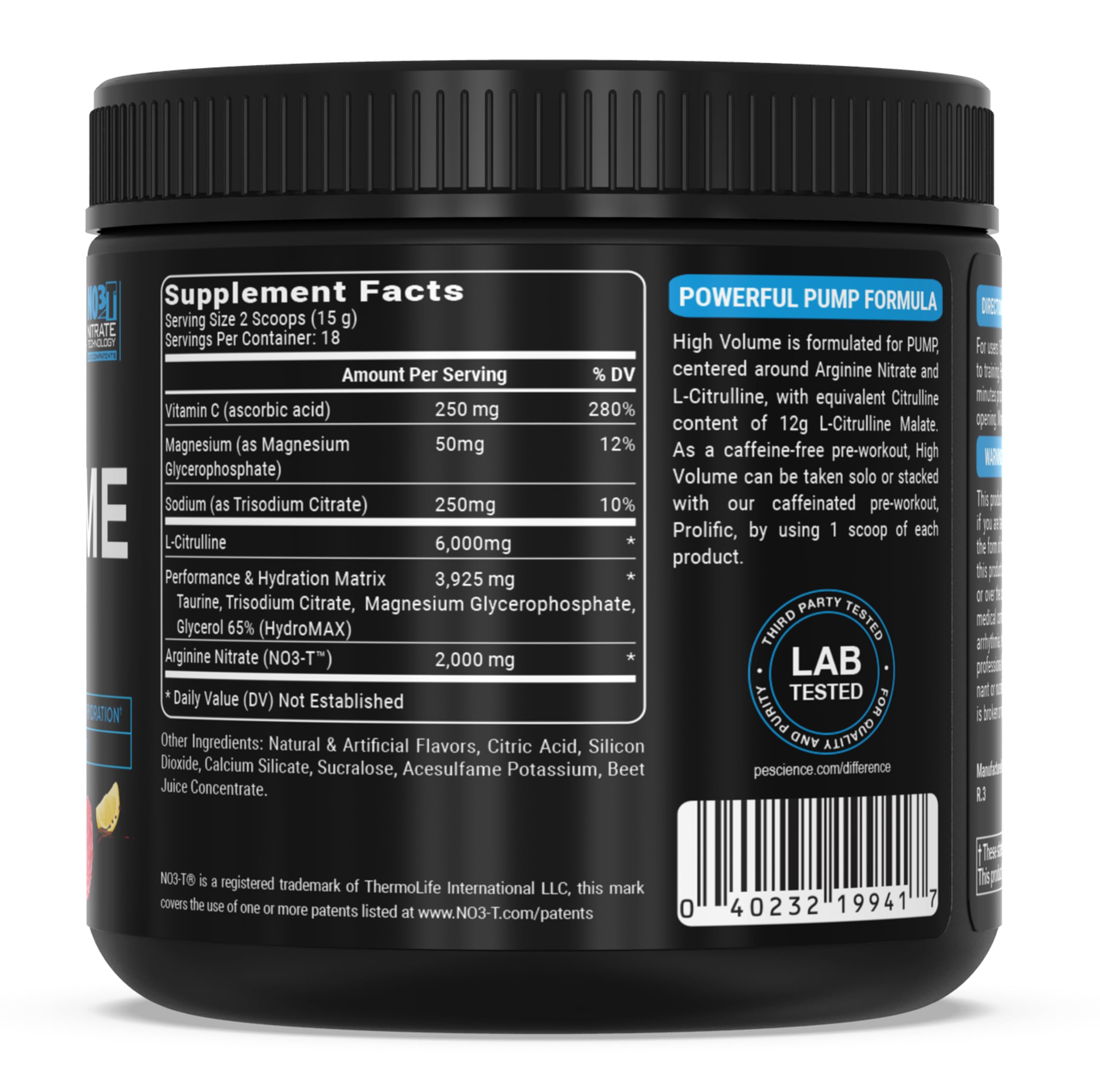 PEScience High Volume mixed with water shows smooth texture